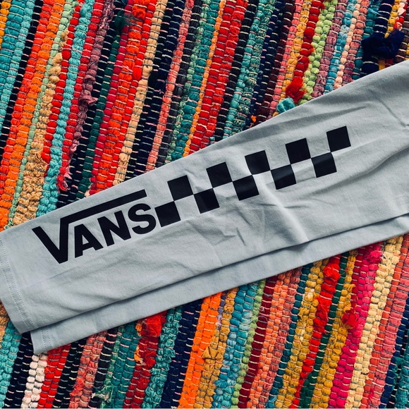 VANS baby blue chalkboard leggings . NWT - Picture 3 of 4